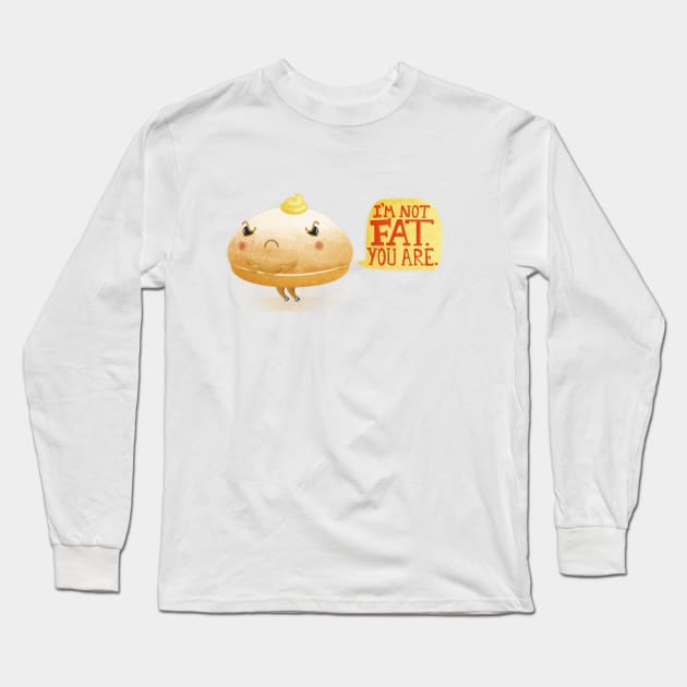 (Not) Fat Bombolone Long Sleeve T-Shirt by Sviali